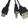 Plug-and-Play MicroUSB 5-Pin auf 3,5mm Soundübertragungskabel mit USB-Ladefunktion