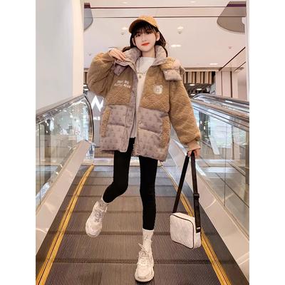 Cappotto da Ragazza Soprabito Giacca Antivento Capispalla Inverno Autunno Caldo Cotone Bambini