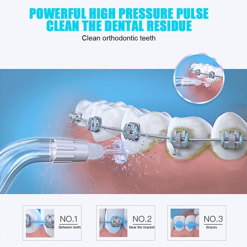 Rechargeable Electric Oral Irrigator Portable Water Flosser Teeth Cleaner Oral Care Tool