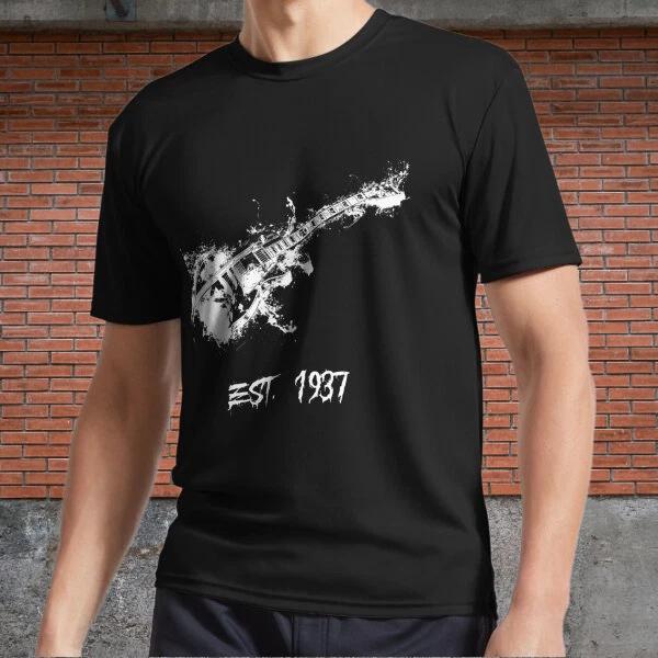 Men s and Women s T-shirts Electric Guitar Est.1937 S