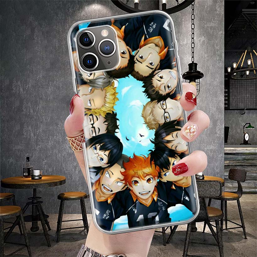 Haikyuu Oya Volleyball Anime Soft Phone Case For IPhone 11 17 Air 16E 16 Pro Max 15 + 14 Plus 13 Mini 12 Apple 7 SE 8 Fundas Coq