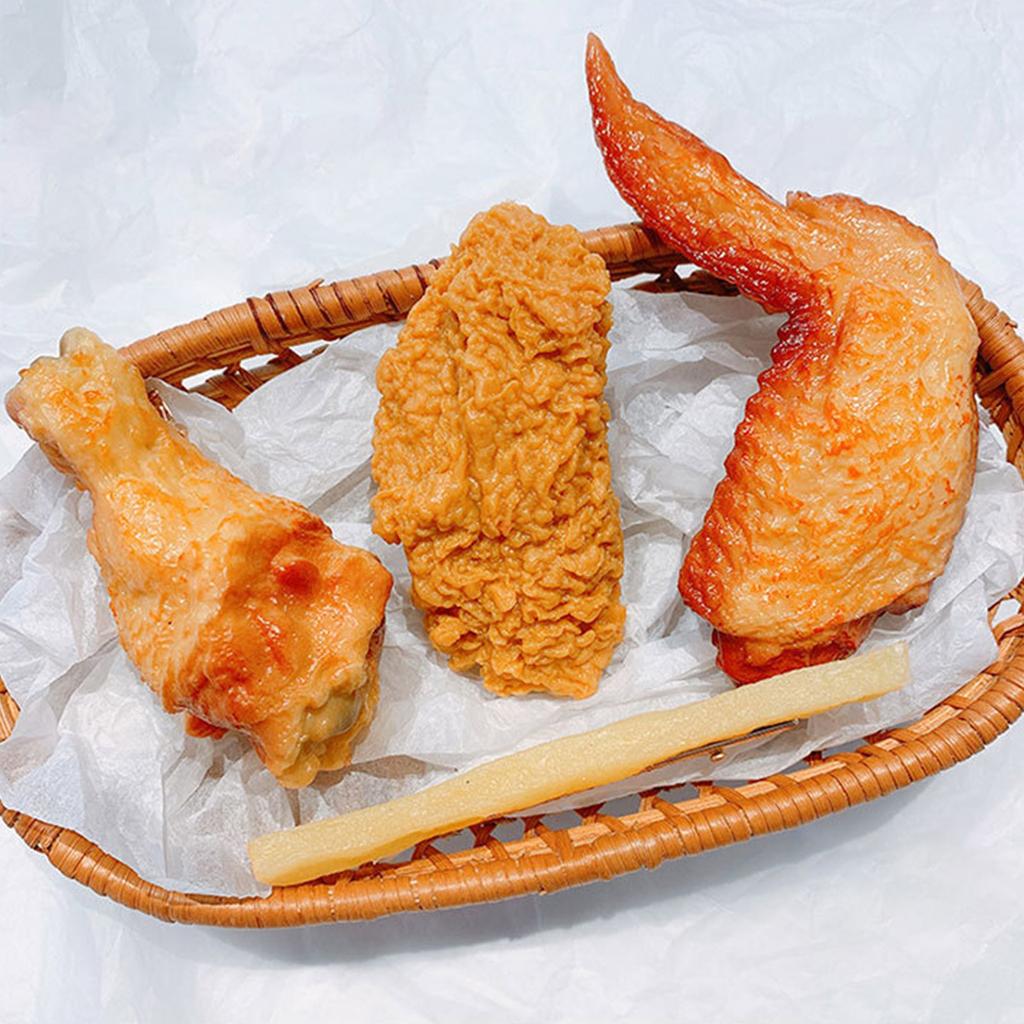 Funny Simulation Chicken Legs And Chicken -food Hairpin