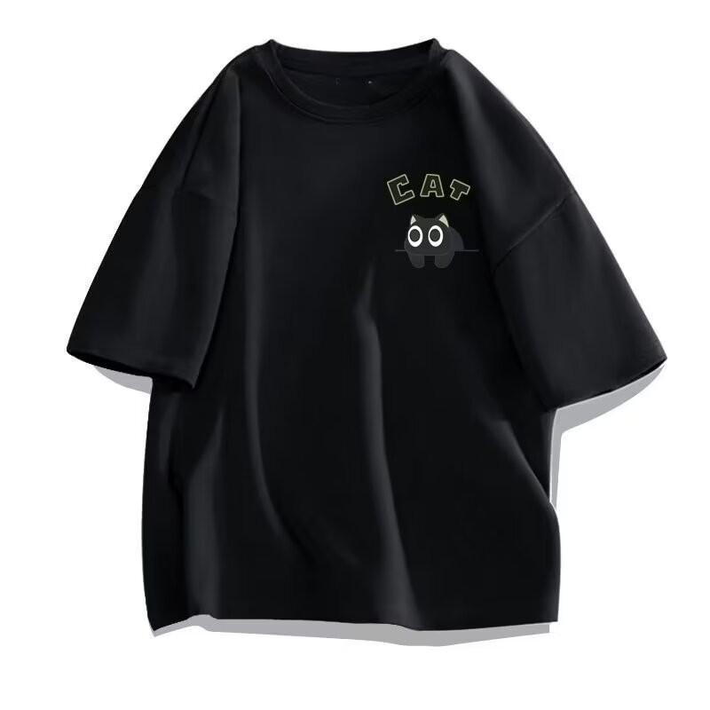 Men T-shirt High Quality Cotton Blend Funny Design Printing Casual Cool Loose O-neck Male for Men T-shirt Hip Hop Tees Tops