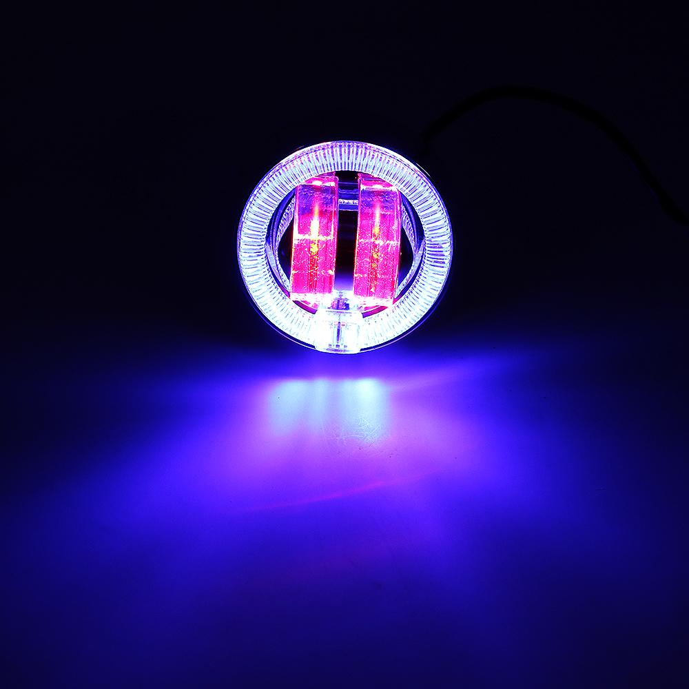 12-80V 11W Led Motor Projector 2.5inch Led Motorcycle Headlights with angel eye halo ring