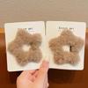 1/4PCS Winter Plush Y2K Star BB Hair Clips for Women Hairpins Cute Fluffy Side Bangs Clips Fashion Headdress Hair Accessories