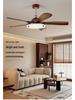 Nordic Retro Inverter Ceiling Fan Light 2025 for Living Room, Bedroom, Restaurant - Chinese Style