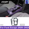 For Ford Escape 2020-2023 Car interior Center console transparent TPU Paint protective film Anti scratch sticker LCD screen PPF