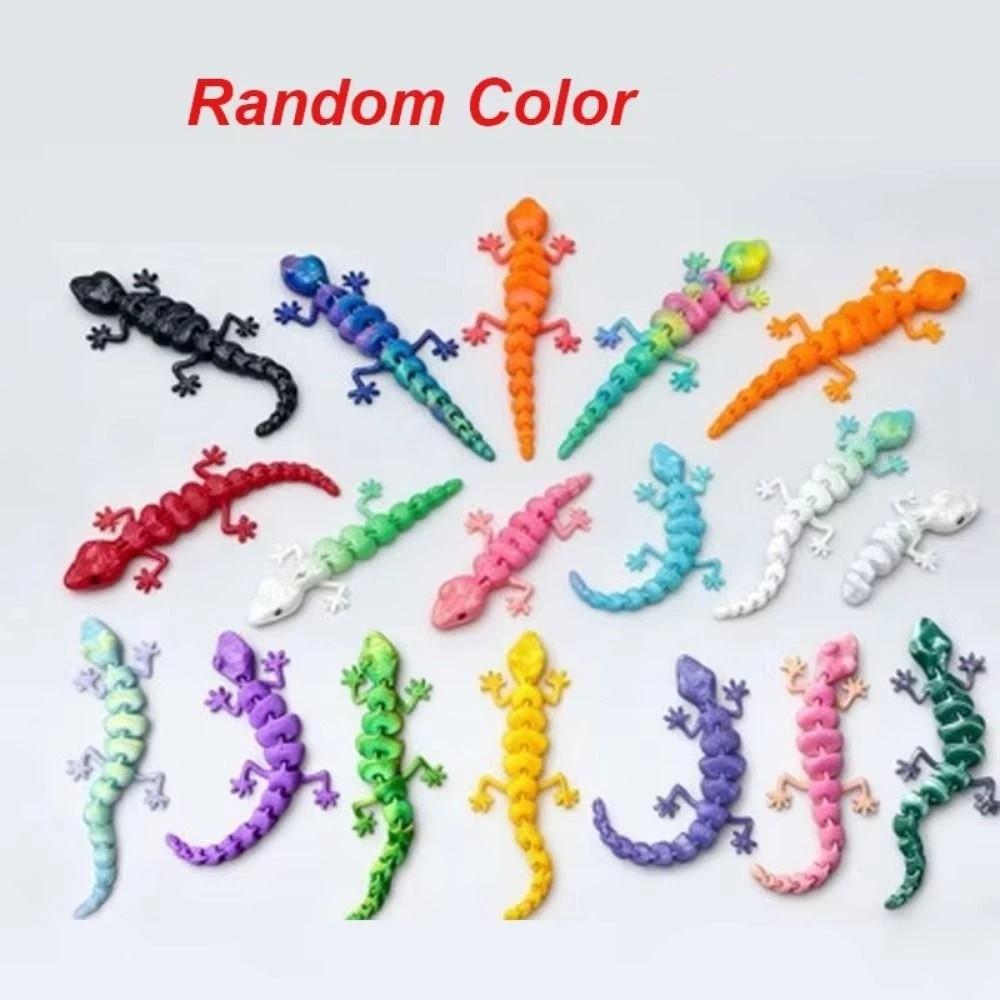 20 Pièces Gecko Réaliste Modèle Imprimé en 3D Lézard Créatif Imprimé en 3D Décoration Extérieure