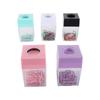 Office Supplies Transparent Clips Dispenser Paperclip Holder Magnetic Absorption Box Desk Storage