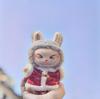15cm Labubu Keychain Figure Outfit: New Year Style Pendant Clothing Set