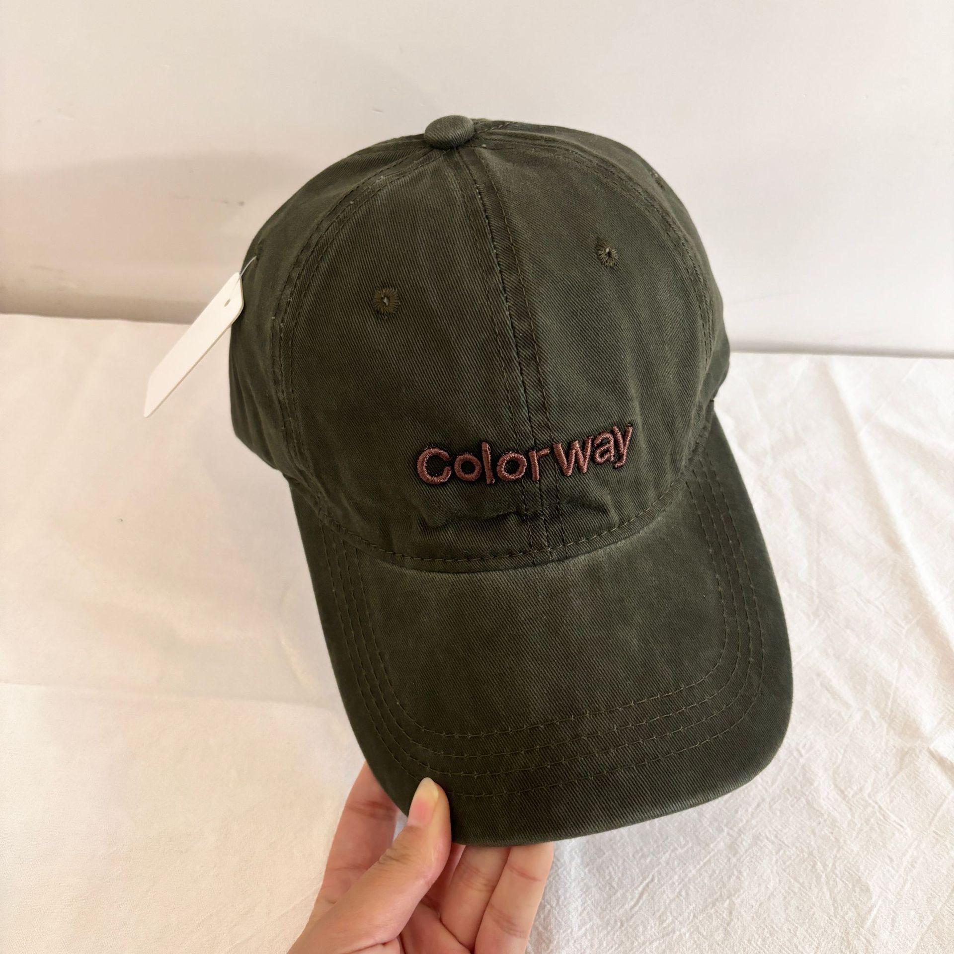 

Четыре сезона универсальная большая кепка для головы студенческая спортивная козырек солнцезащитная кепка с вышитым алфавитом бейсболка для мужчин M（56-58cm） армия зеленый