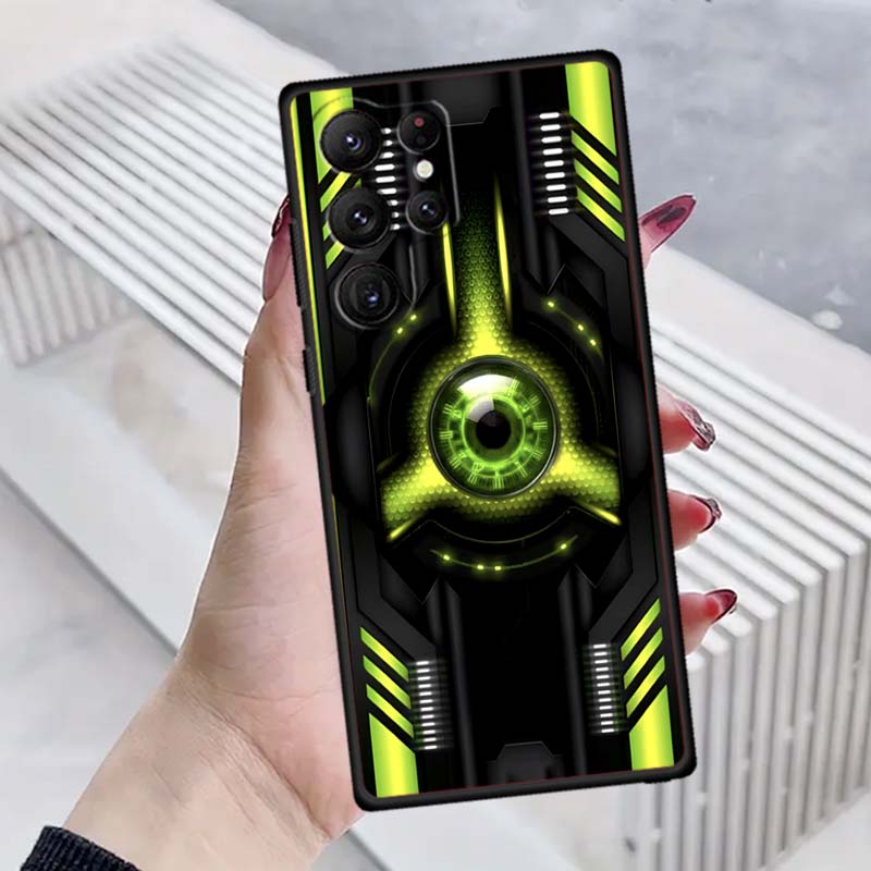Creative Luxury Art Patterns Phone Case For Samsung Galaxy S26 S25 S24 S23 S22 S21 S20 Ultra Plus FE 5G Black Soft TPU