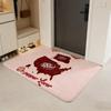 drink D-Dr Pepper Floor Mat Flannel Door Mat Non-Slip Absorbent Washable Indoor Home Rug