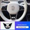 lmn1 Car Decoration Accessories Steering Wheel Logo Cover Trim Sticker For VW GTI R Line Polo Golf Passat Scirocco Tiguan Jetta T-ROC