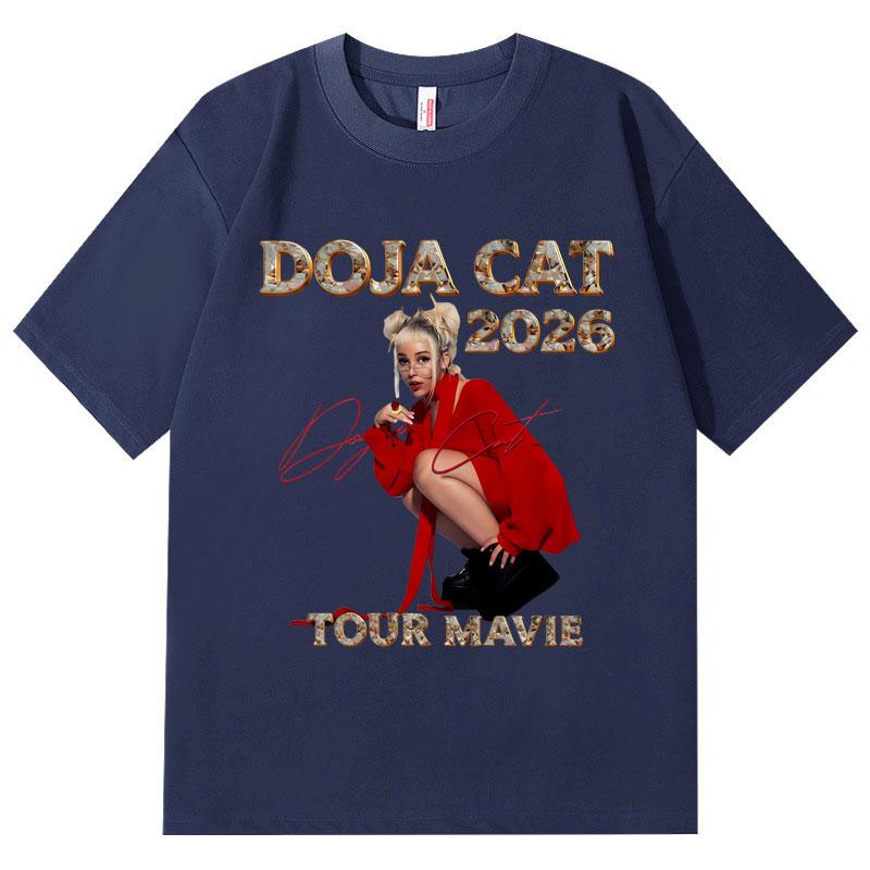 Doja Cat Ma Vie World Tour 2026 T Shirt Unisex WoUnisex Clothing Fashion Hip Hop Tshirt Summer Casual Cotton Short Sleeve Tshirts