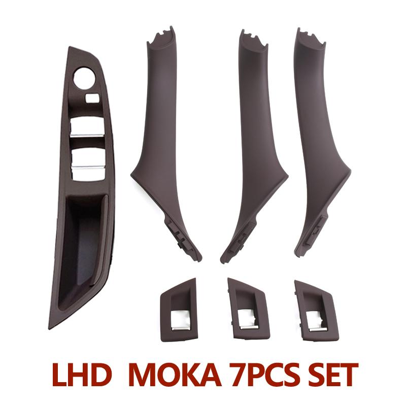 Left Hand Driver Interior Door Armrest Pull Handle Set For BMW 5 Series F10 F11 520i 523i 525i 528i 535i 2009-2016