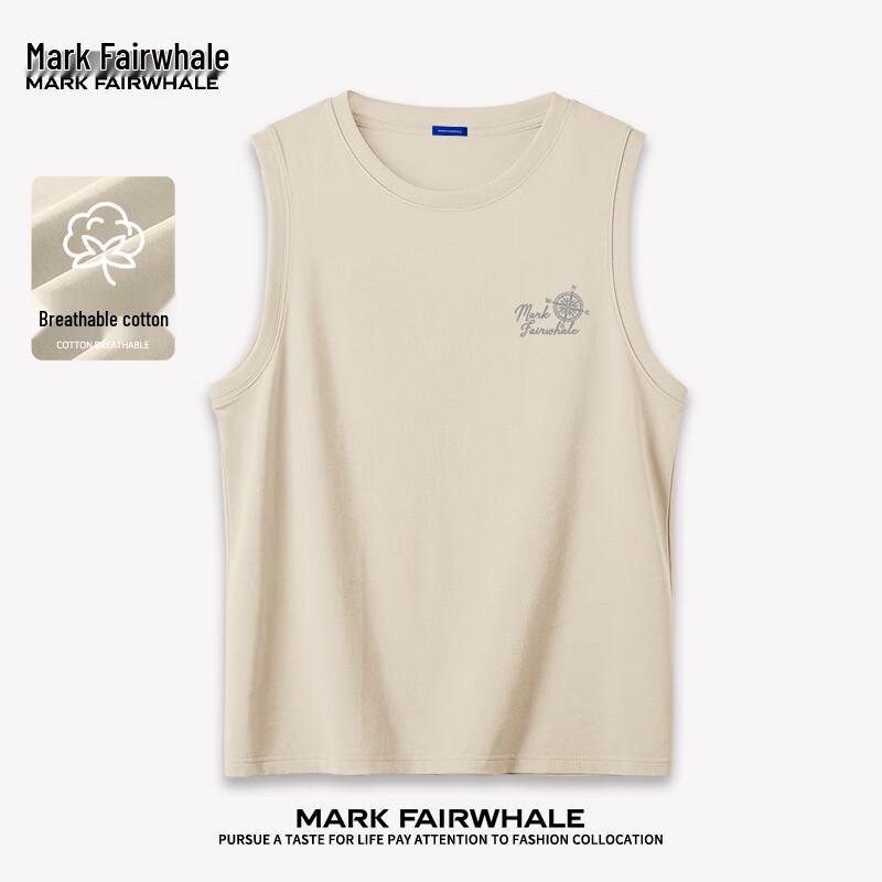 Mark Fairwhale Men s Cotton Round Neck Vest M