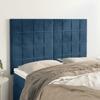 VidaXL Headboards 4 Pcs Dark Blue 72x5x78-88 Cm Velvet3116384