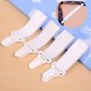 4pcs Adjustable Bed Sheet Fasteners Straps Elastic Mattress Cover Corner Holder Clip Grippers Suspender Cord Hook Loop Clasps
