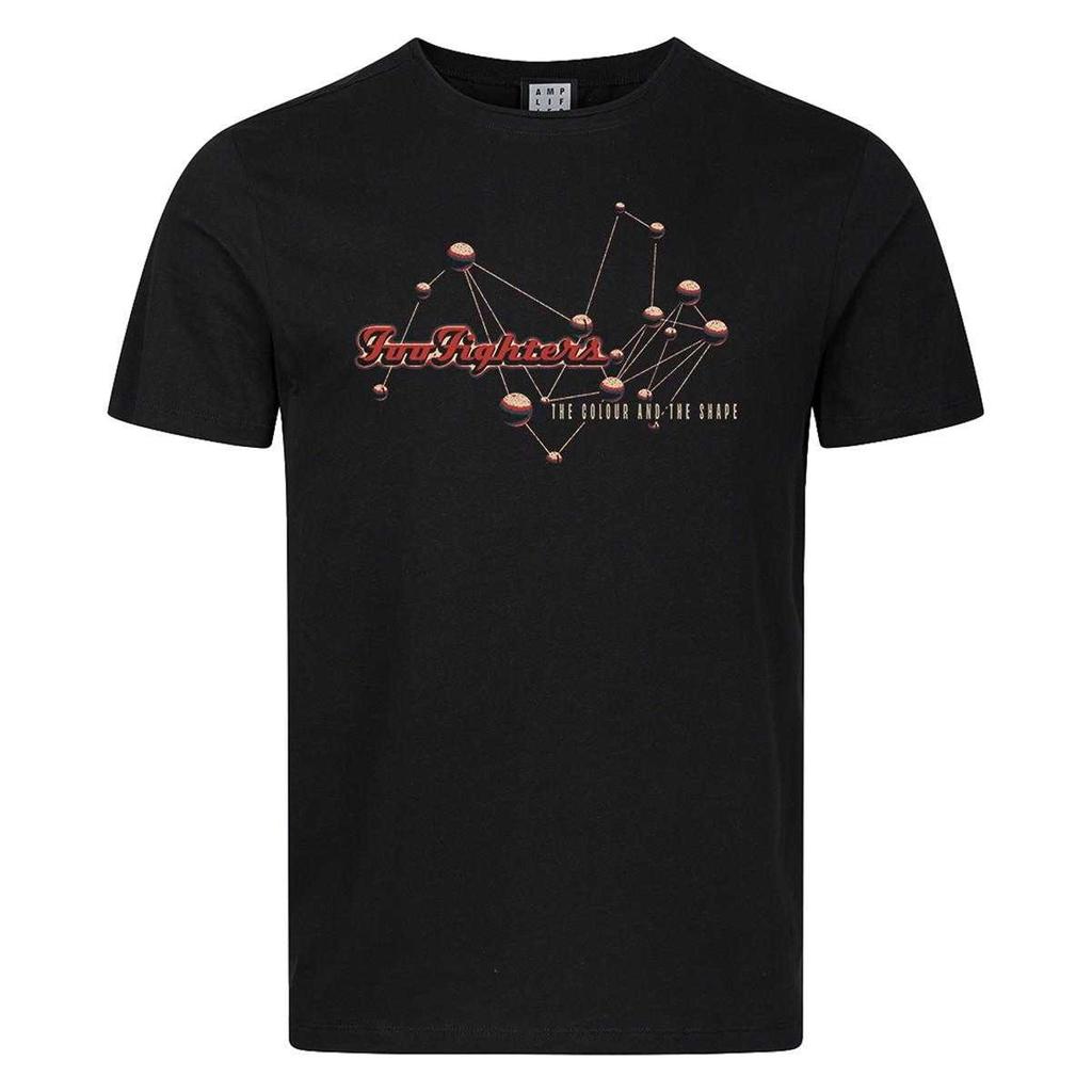 Amplified Unisex Adult The Colour And The Shape Foo Fighters Logo T-Shirt