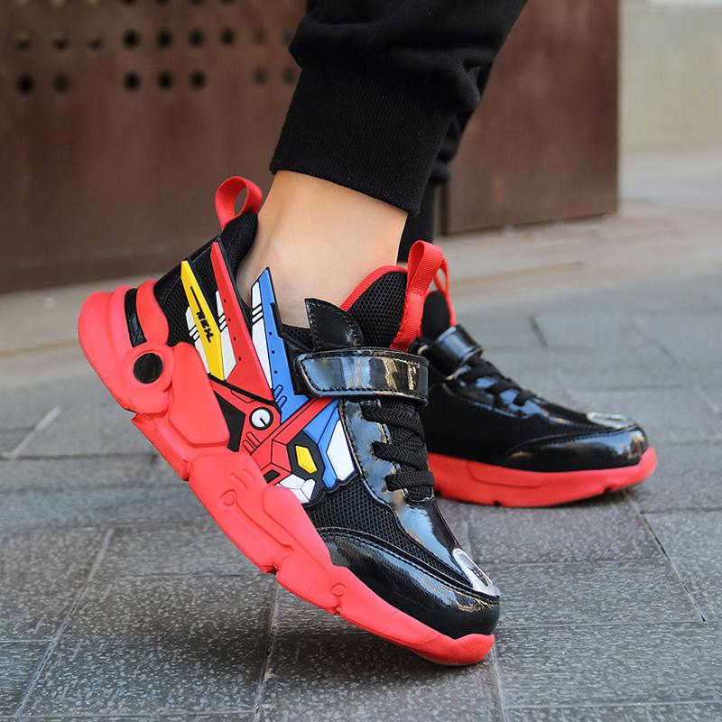 Baskets Enfant Garçon Fille - Chaussures De Sport Légères Respirantes - Fermeture Velcro - Semelle Antidérapante