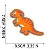 Autocolant din Pânză Brodată cu Dinozauri Mixt, Decorațiune pentru Haine, Autocolant Mic cu Petec de Dinozaur, Potrivire pentru Geantă, Petec cu Animale Mici.