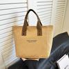 Original Thickened Bento Bag Tote Canvas Bag Casual Student Simple Handheld One Shoulder Crossbody School Bag
