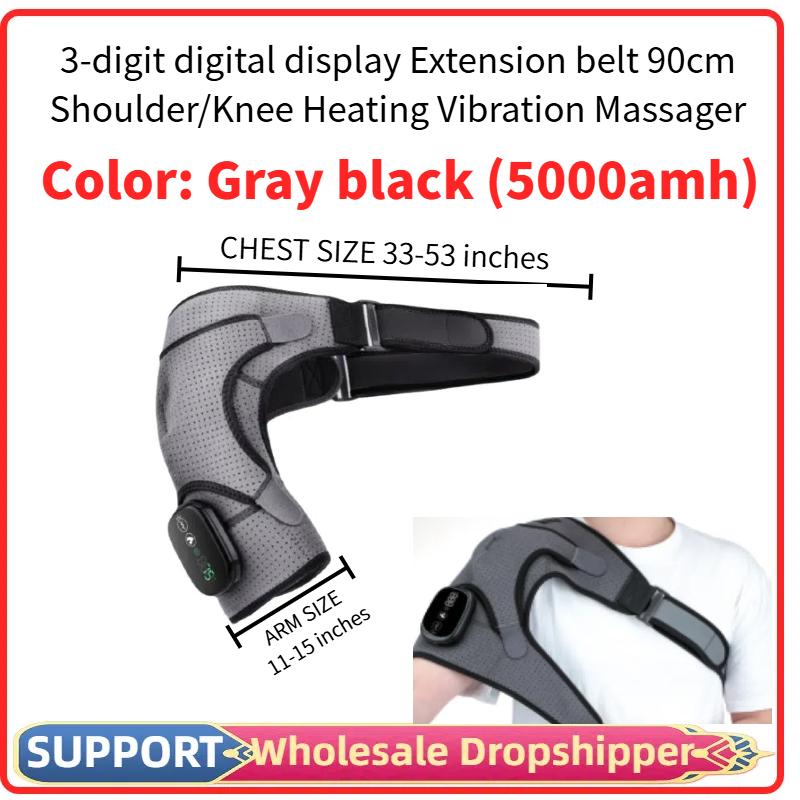 

Подогреваемая вибрирующая массажная подушка для плеч 5000 мАч портативный массажер для коленей защита плеч для расслабления
