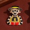 Circus Clown Fashionable Versatile Farmer Accessory Brooch