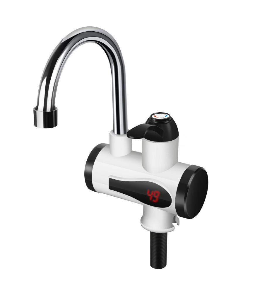 Natychmiastowy Elektryczny Kran Bojler z Cyfrowym Wyświetlaczem do Pryszniców Gorącej i Zimnej Wody