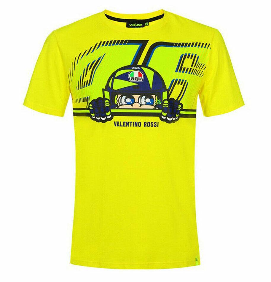 

Vr46 Valentino Rossi 46 Dome Yellow Art Футболка унисекс с коротким рукавом VR350601
