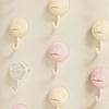 2Pcs Decorative Suction Cup Hook Plastic Towel Hanger Versatile Clothes Towel Storage Hook  Kitchen