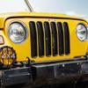 Car Front Hood Grille Ring Cover Protective Sticker For Jeep Wrangler TJ 1997-2006 Car Exterior Accessories 