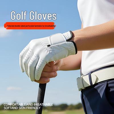 GF-1 Sheepskin Golf Gloves for Men & Women - Wear-resistant, Breathable, Custom Logo