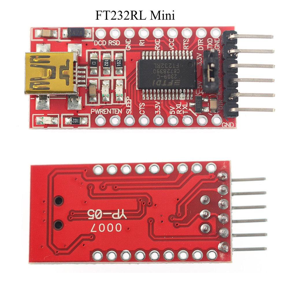 FT232RL USB To TTL Serial Port Module 3.3V 5V USB TO TTL 232 FT232 TYPE-C/Mini FT232RL Module for Arduino DIY