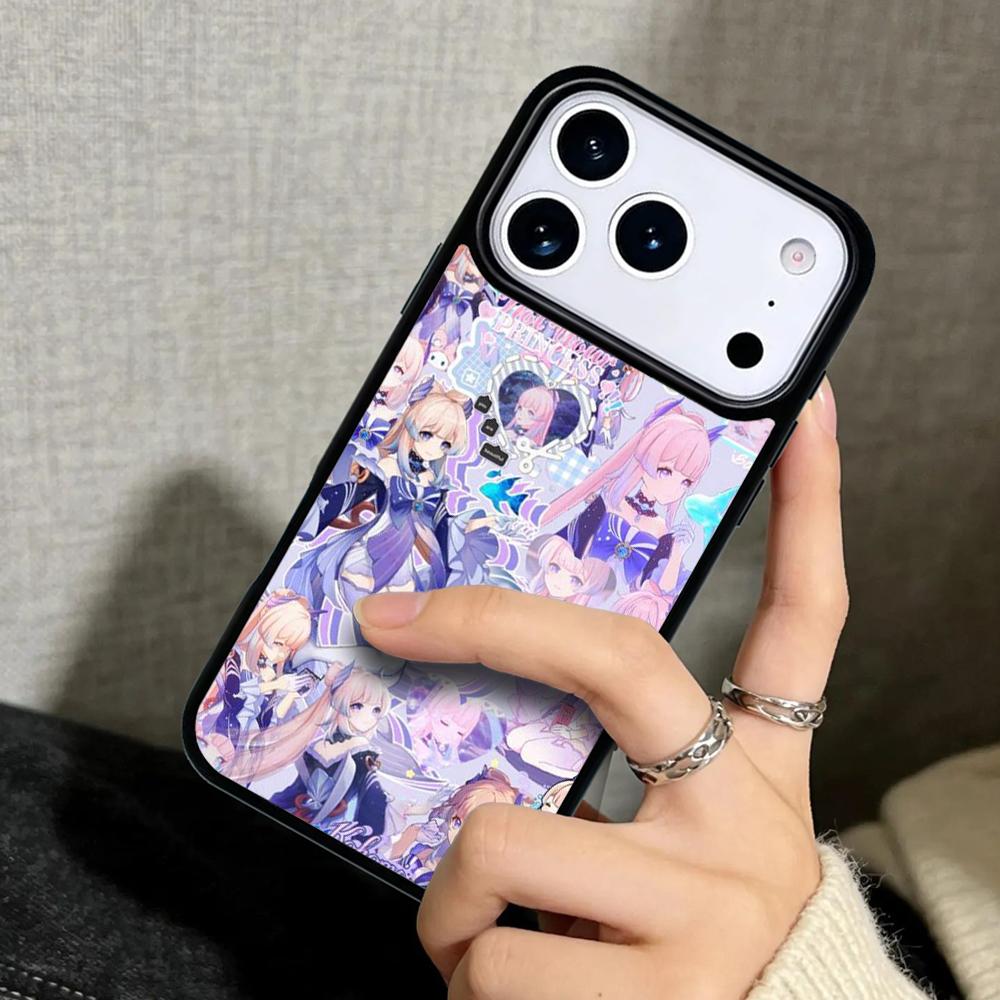 Capa Case for iPhone 17 Air 16 Pro Max 15 Plus 11 13 Mini 14 12 Back Phone Cover Fashion Genshin Impact Sangonomiya Kokomi
