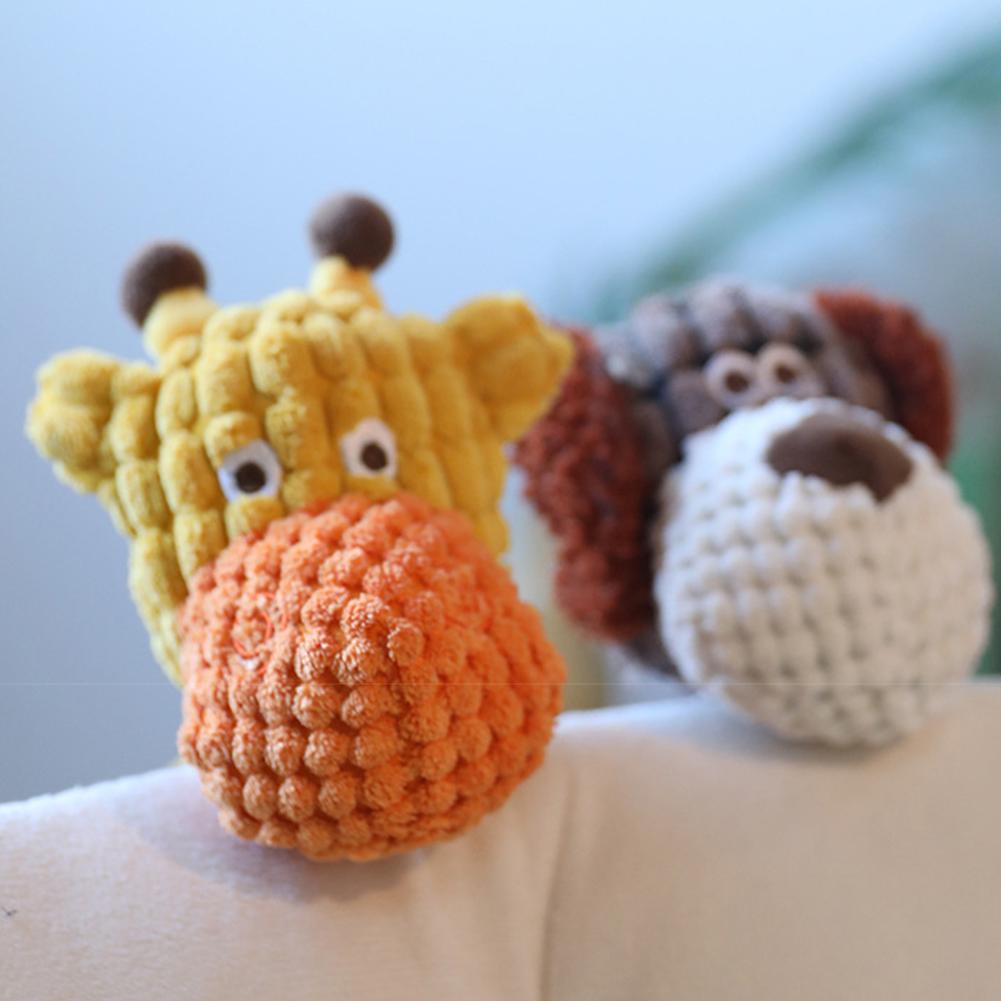 Animal Shaped Pet Toy Pet Squeak Interactive Toy Companion Bite-resistant Indoor Dog Boredom Toy Dog Grinding Tooth Health Pet Sleeping Toys