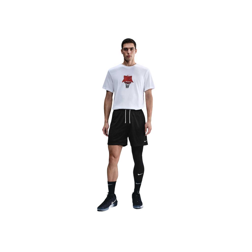 Nike Dry Fit Soft Skin Simple Versatile Three-Quarter Sports Shorts Men shorts Black HV1881-010