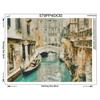 DIY VOLLER Diamant Kreuzstich Kits Venedig Straße Diamant Stickerei Unfinish Dekor Wandaufkleber