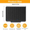 Kitchen Drying Mat Counter Silicone Dish Drainer Pad Non-Slip Tableware Pad Drainage Holder For Bowl Plates Cutlery Fork Spoon