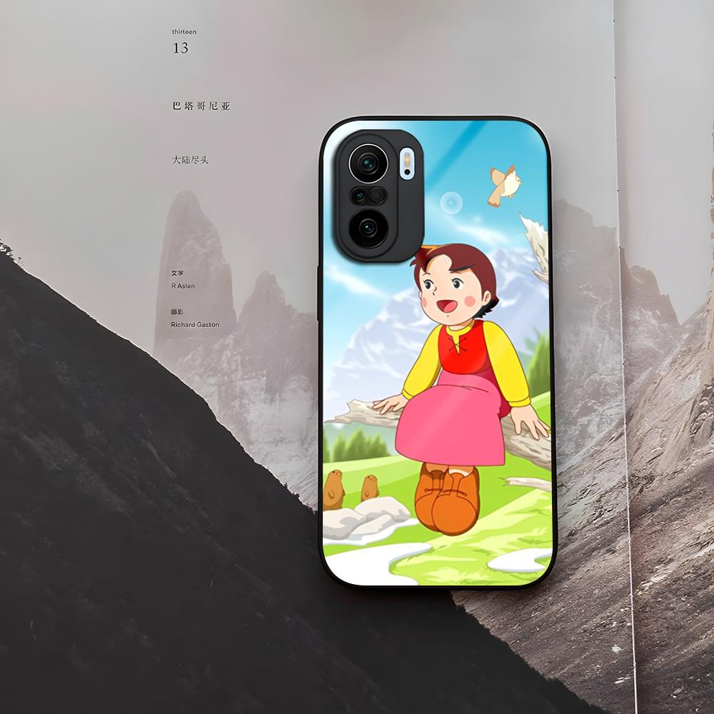 

Cute Heidi Phone Case Tempered Glass For Xiaomi 15 14 12 Lite Pro 13 11t Lite POCO M6 M5 X6 X5 X3 F5 F6 Pro Cover POCO M5
