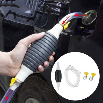 Manual Oil Pump Gasoline Suction Device Fuel Pump Car Fuel Oil Suction Gasoline Transfer Saver Siphon Pump Diesel Cup Car O Z5O3