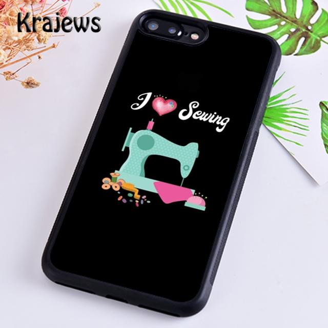 Krajews Sewing Heartbeat Soft Phone Case Cover For IPhone 18 17 Air 16 15 14 plus 11 12 13 pro max Plus coque Shell Fundas