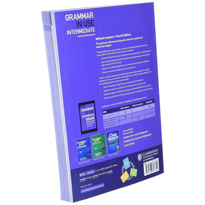 Grammar In Use Intermediate Student's Book with Answers and Interactive eBook: Self-study Reference and Practice for Students of American English