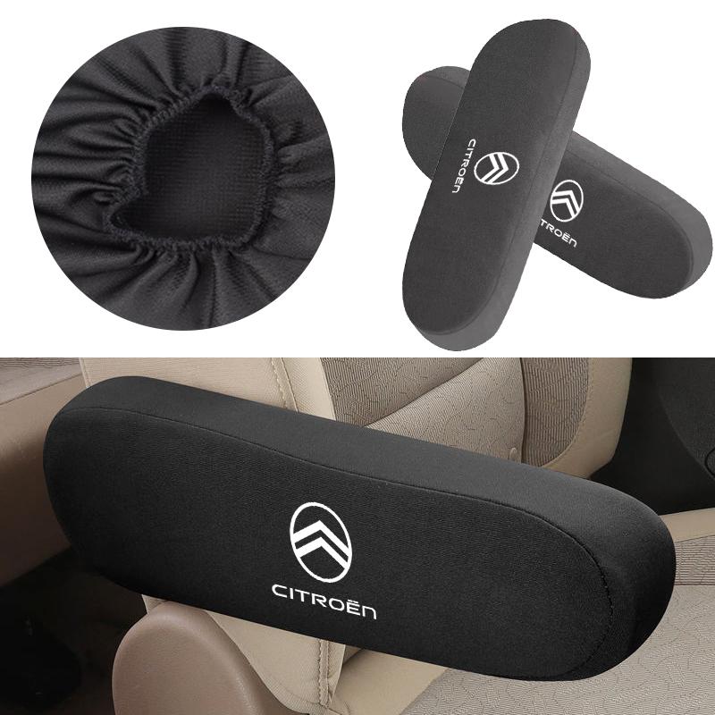 TCJH7 Fabric Car Seat Armrest Cover Breathable Cloth For Citroen C4 C3 C5 C1 C2 Berlingo Celysee Cactus Picasso Aircross Grand
