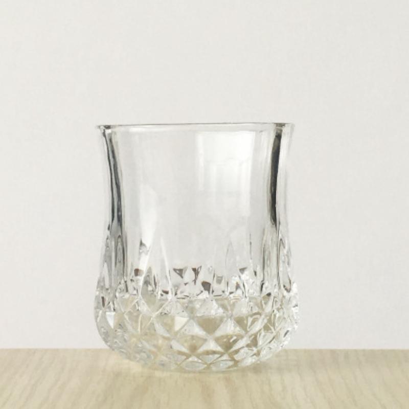 Sada 2 ks 215ml diamantové malby sklenice na červené víno severské klasické degustační sklo na víno průhledné nádobí luxusní sada sklenic na whisky