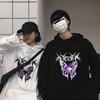 Sweatshirt Punk Grand Papillon Harajuku Pull Sombre Esthétique Couple Hip Hop Streetwear Gothique Hoodie