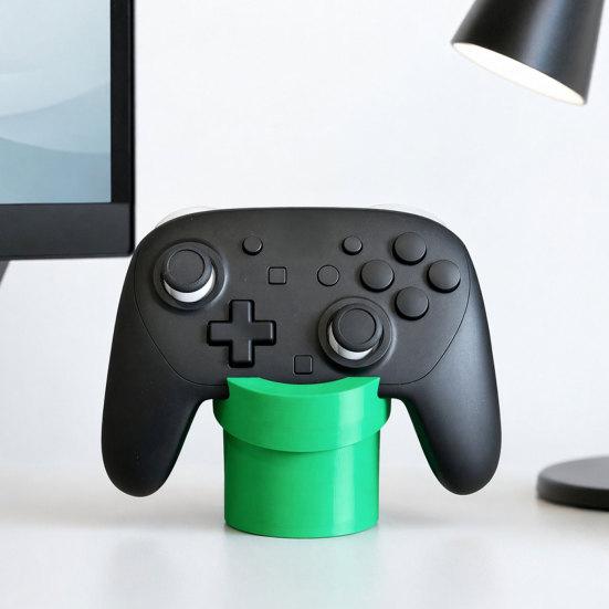 Yousheng Game Pad Slot, Cylindrical Shape Game Console Handle Holder, 3D Printed Smooth Edges Non-slip