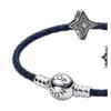 Pandora Ein Herz und ein Geist 1.0 High-End, Leichter Luxus, Modisch und Vielseitig 925 Silber Armband Damen Blau Blau 17.5 Spiegel Schmuckschatulle