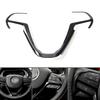 1PC Carbon Fiber Steering Wheel Cover Trim Fits For Jeep Grand Cherokee 2014+